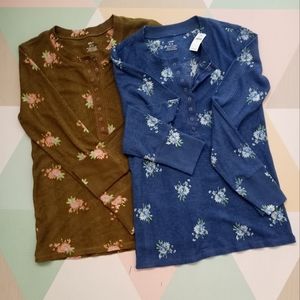 AERIE OFF LINE LONG SLEEVE TOPS SIZE M Bundle